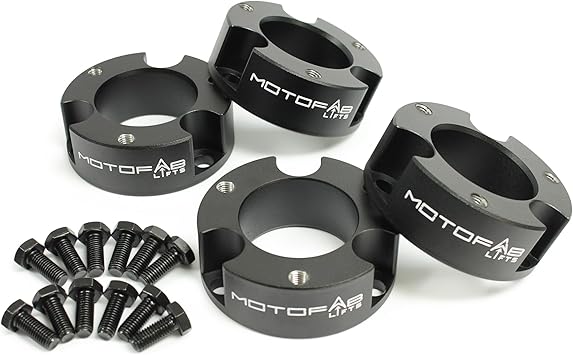 MotoFabLifts 2" Front leveling Lift Kit for 2021-2025 Ford Bronco lift spacer strut spacer (2" Front and 2" Rear)